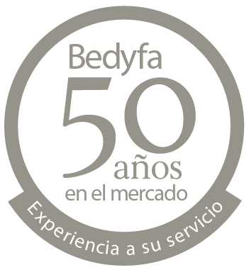 Bedyfa, más de 50 años en el mercado. Bedyfa inició su actividad 1968, apostando desde sus comienzos y a lo largo de todos estos años por la calidad y el servicio como principal seña de identidad. Experiencia a su servicio.